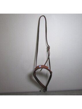 Weaver Leather Tie Down Nose Band with Red/White/Blue Conchos